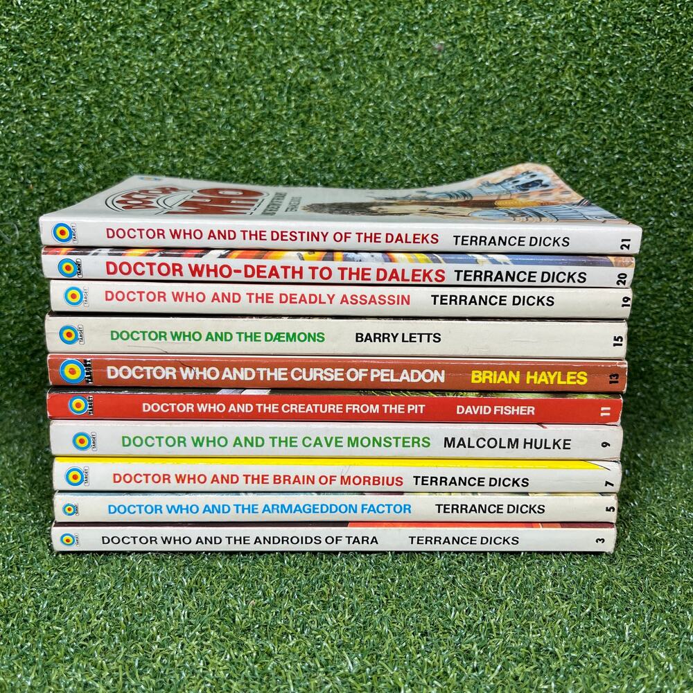 Doctor Who Target Lot of 10 Mixed Author Paperback Novel